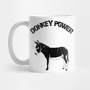 donkey power distressed Mug